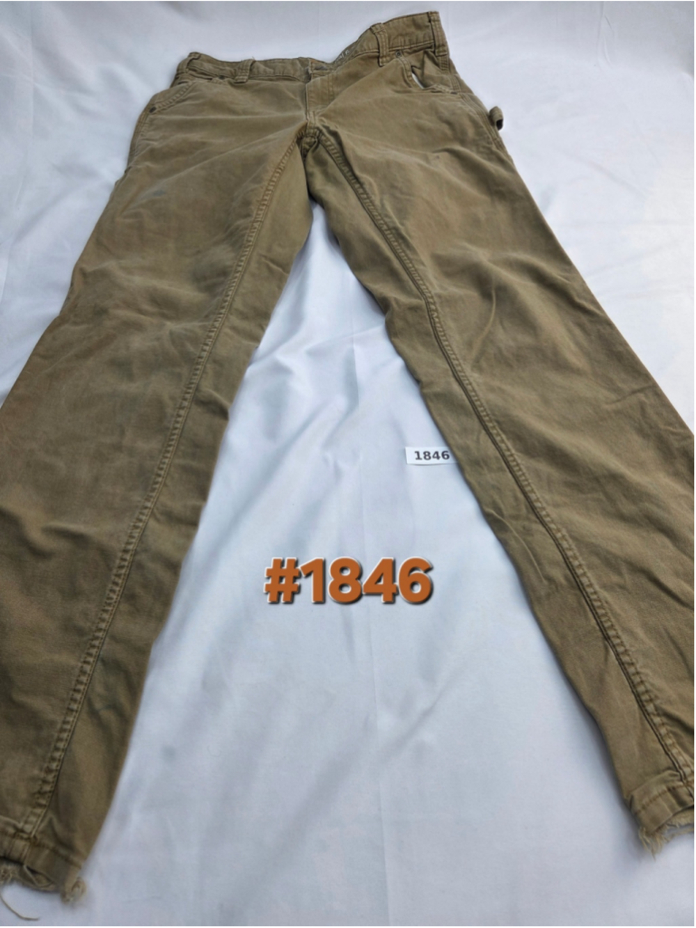 Women's Carhartt Original Fit Pants Size 6 Beige #1846